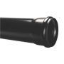 FloPlast Industrial/ Xtraflo Downpipe Single Socket - 110mm x 1mtr Black