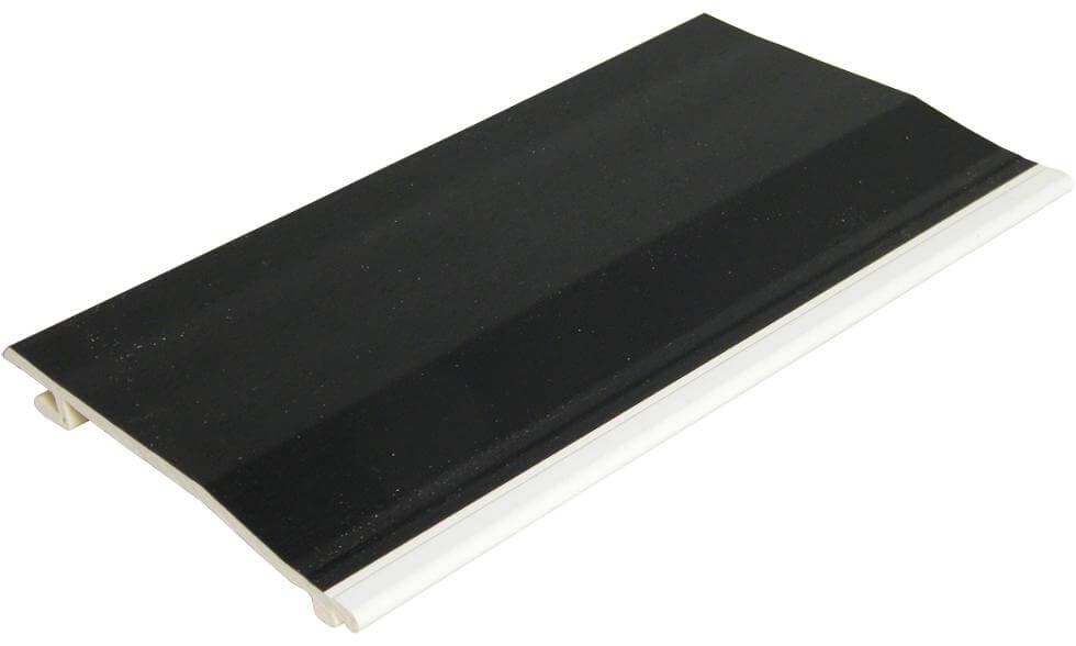 FloPlast Shiplap Cladding - 150mm x 5mtr Black Ash Woodgrain
