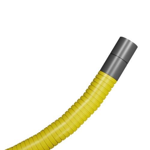 Flexi Duct Perforated Gas - 110mm (O.D.) x 50mtr Yellow Coil