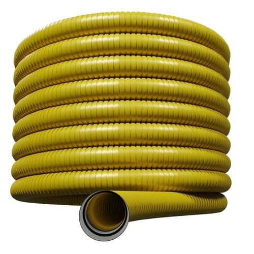 Flexi Duct Perforated Gas - 160mm (O.D.) x 50mtr Yellow Coil