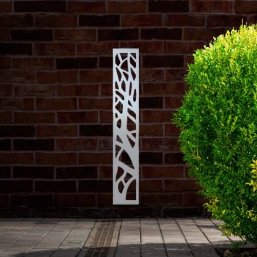 Steel Privacy Screen Woodland - Wall Mounted - 1800mm x 300mm Stainless Steel