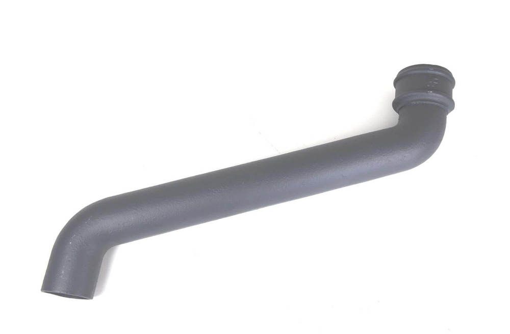 Cast Iron Round Downpipe Offset - 533mm Projection 65mm Primed