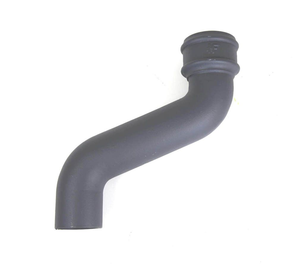 Cast Iron Round Downpipe Offset - 230mm Projection 100mm Primed