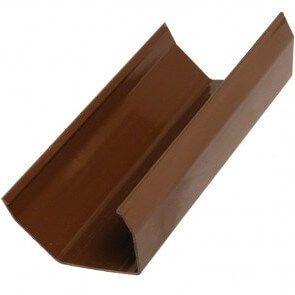 Square Gutter - 114mm x 4mtr Brown