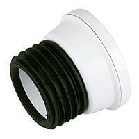 FloPlast Straight Pan Connector - White