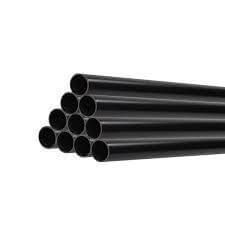 FloPlast Push Fit Waste Pipe - 40mm x 3mtr Black - Pack of 10