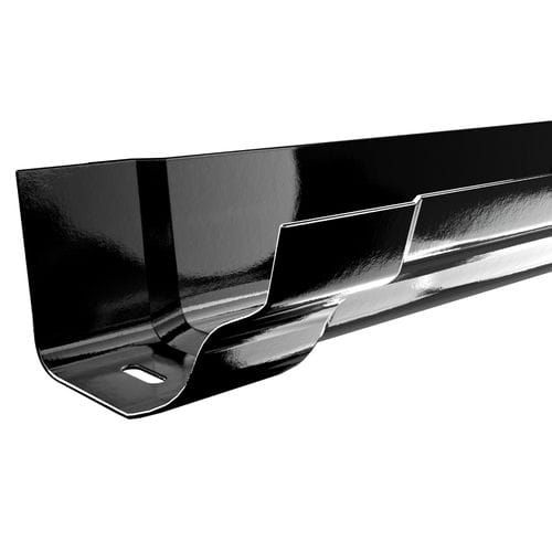 Cast Iron Ogee Gutter - 125mm x 1829mm Black