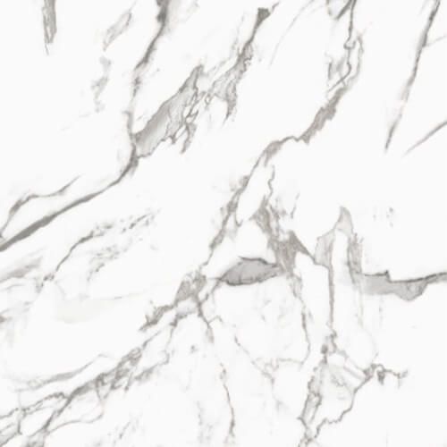 Internal Bathroom Cladding Panel - 1000mm x 2400mm x 10mm Carrera Marble White - For Bathrooms/ Showers