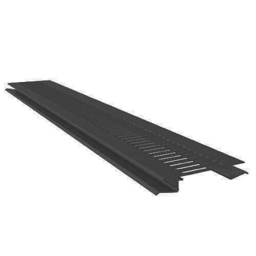 Soffit Vent Strip 5mtr Dark Grey Smooth