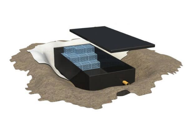 Impermeable Liner for Attenuation - Landflex AS Shoebox - Heavy Shallow 5 Cubic Metre