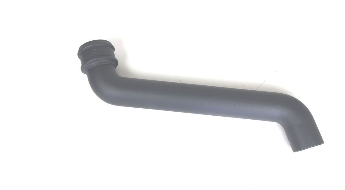 Cast Iron Round Downpipe Offset - 457mm Projection 150mm Primed