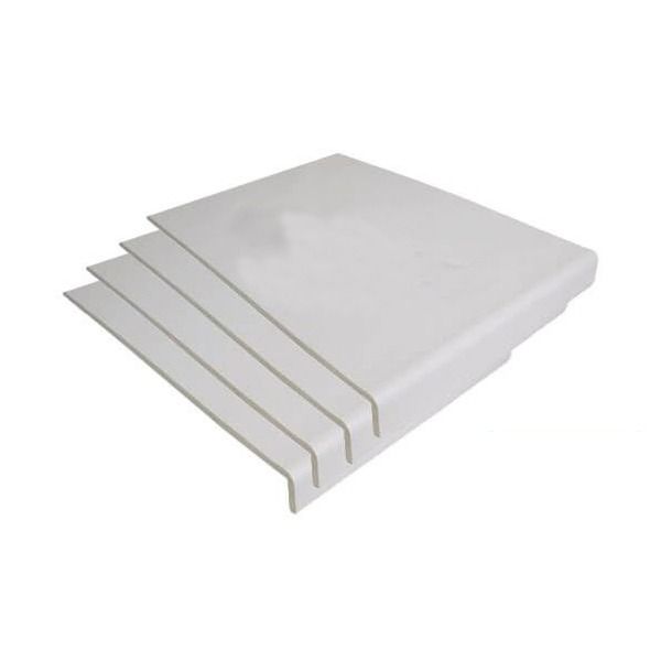 Cover Board - 225mm x 9mm x 5mtr White - Pack of 4