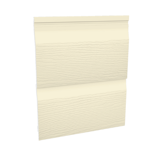 Embossed Double Shiplap Cladding - 333mm x 5mtr Pale Gold - Pack 2