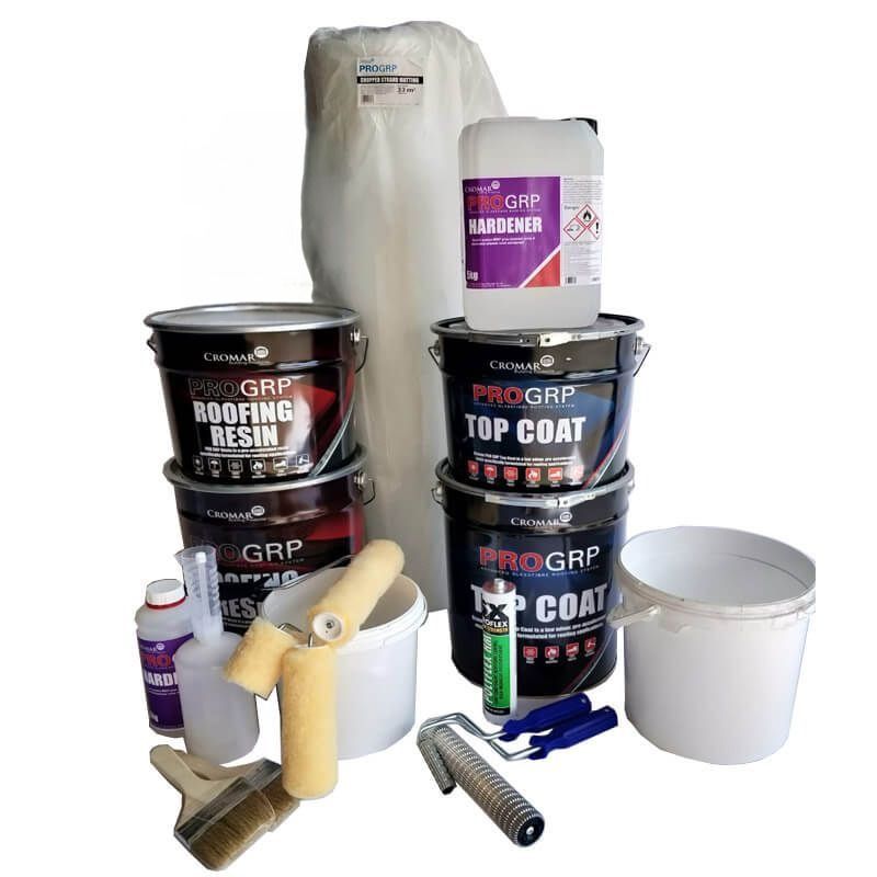 PRO GRP Roofing Kit - for 39SQM Roofs with Tools
