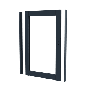 Durapost Aluminium Gate Frame - 1188mm x 1770mm Anthracite Grey
