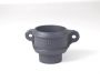 Cast Iron Round Downpipe Eared Loose Socket with Spigot - 65mm Primed