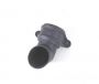 Cast Iron Round Downpipe Eared Shoe - 100mm Primed