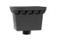 Cast Iron Rectangular Hopper Head Castellated Outlet - 225mm for 65mm Downpipe Primed