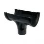 Industrial/ Xtraflo Gutter Running Outlet - for 110mm Downpipe 170mm Black