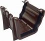 FloPlast Ogee Gutter Union Bracket - 110mm x 80mm Brown