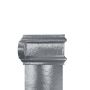 Cast Iron Square Eared Downpipe - 100mm x 914mm Primed