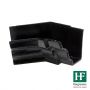 Cast Iron Moulded Ogee Gutter Internal Angle - 135 Degree x 100mm Black
