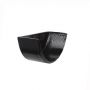Cast Iron Half Round Gutter Internal Stopend - 115mm Black