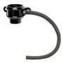 Cast Iron Round Downpipe Diverter Kit Right Hand - 65mm Black