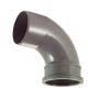 Industrial/ Xtraflo Downpipe Single Socket Bend - 92.5 Degree x 110mm Grey