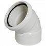 Industrial/ Xtraflo Downpipe Solvent Weld Offset Bend Top - 110mm White