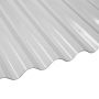 Corrugated Clear PVC Sheet - 762mm x 2440mm