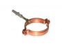 Copper Round Downpipe Clip - 80mm