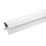Laminate Shower Wall Angle External - 2450mm White Gloss