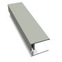Weatherboard Cladding Two Part Edge Trim - 3mtr Misty Grey