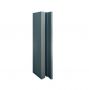 Composite Slatted Cladding External Corner - 56mm x 49.5mm x 3.6mtr Grey