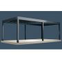 Simplicity Free Mono Aluminium Pergola - 7000mm x 4000mm Rectangle - Black
