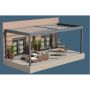 Simplicity Free Apex Aluminium Pergola - 4000mm x 6000mm Rectangle - Grey