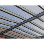 Simplicity Free Apex Aluminium Pergola - 4000mm x 6000mm Rectangle - Grey