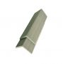 Standard Slatted Composite Cladding Angle Trim  - 50mm x 3.6mtr Natural Edge Seal