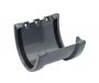 FloPlast Deepflow/ Hi-Cap Gutter Union Bracket - 115mm x 75mm Anthracite Grey