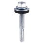 14G x 22mm - Stitching Self Drilling Screw with 16mm Bonded Washer - Bag of 120