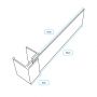 Weatherboard Cladding Reveal Liner Trim - 3mtr Misty Grey