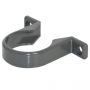 FloPlast Solvent Weld Waste Pipe Clip - 40mm Anthracite Grey