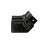 Cast Iron H16 Ogee Gutter Internal Angle - 135 Degree x 125mm Black