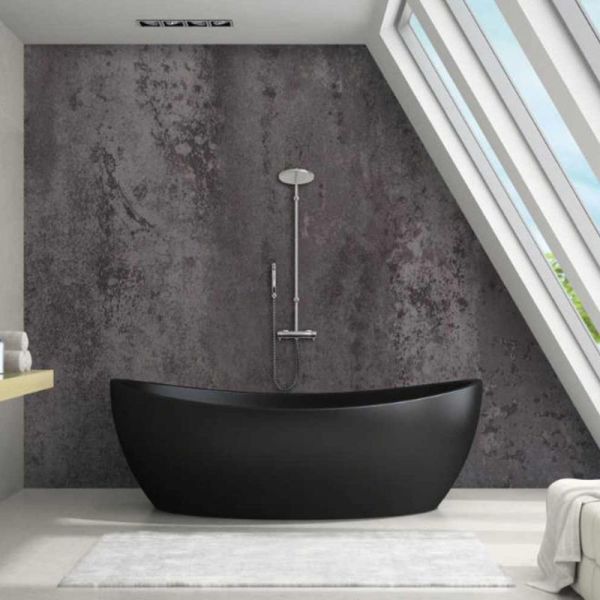Bathroom Wall Panel - 1000mm x 2400mm x 10mm Retro Metallic Bathroom Wall Panel