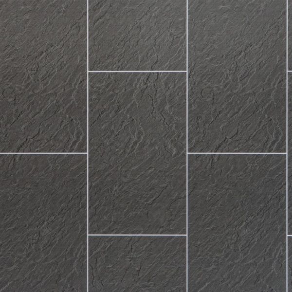 Bathroom Wall Panel - 1000mm x 2400mm x 10mm Grout Line Riven Slate Tile