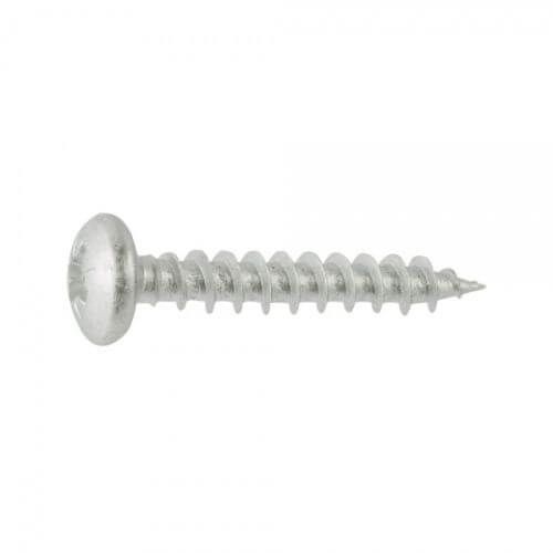 Durapost Pan Head Timber Screws - 4mm x 40mm Ruspert Silver - Pack Of 10