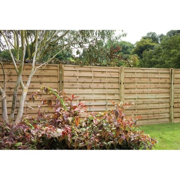 Pressure Treated Decorative Fence Panel - Europa Plain - 1800mm x 1500mm