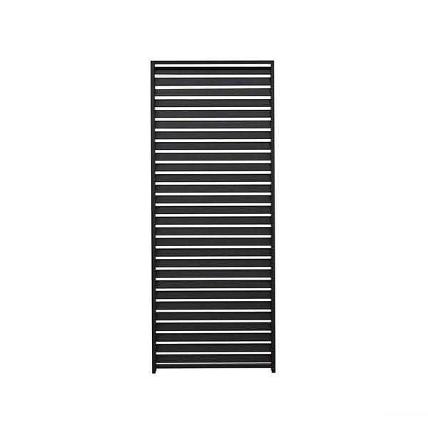 Proteus Slate Grey Aluminium Pergola 1000mm Louvre Panel For 3m Side