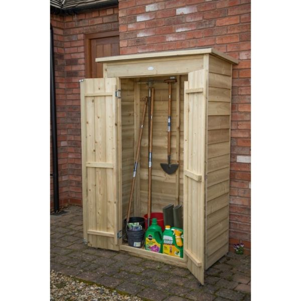 Pressure Treated Pent Tall Garden Store - 5'10